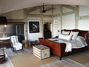 Room Interior at Abu Camp - Luxury Okavango Delta Safaris