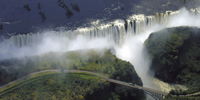 Aerial view of Victoria Falls - Dramatic Natural Wonders | Southern African Safaris | Classic Africa