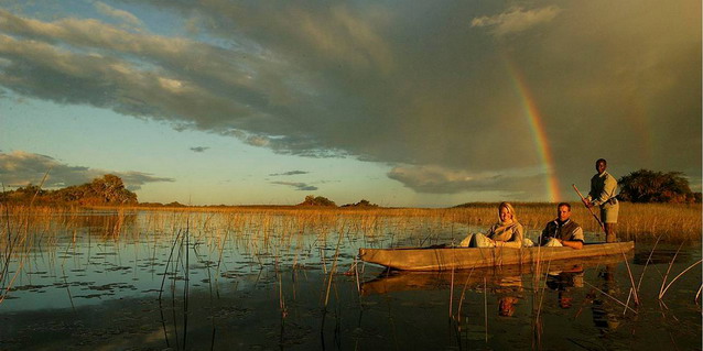 Mokoro safari in the Okavango Delta