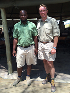 Ecologist Arnold Tshipa at Hwange - Luxury Zimbabwe Safaris
