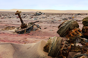 Wreckage on the Skeleton Coast - Luxury Namibia Safaris