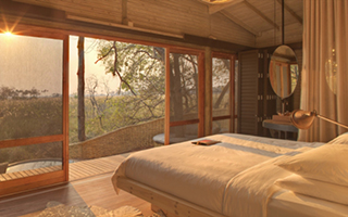 Luxury Botswana Safaris - Sandibe Lodge Interior